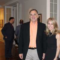 <p>Rye YMCA Executive Director Gregg Howells with Maureen Gomez of Rye who was honored with the YMCA’s Community Service Award. Gomez also is board president of the Carver Center in Port Chester.</p>