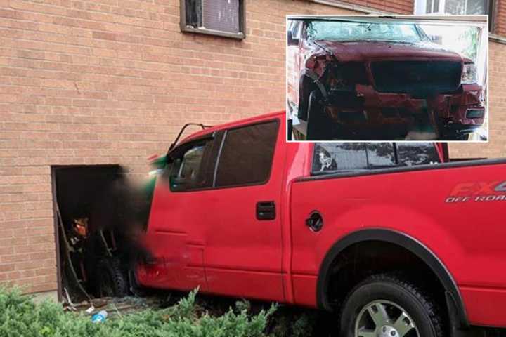 Police Ticket Unlicensed Driver Whose Pickup Smashed Through Hackensack Apartment Window