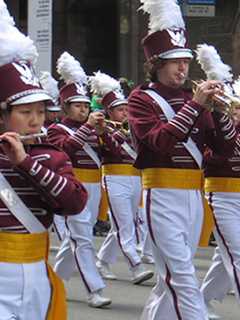 Local HS Marching Band Performs In NYC's St. Patrick's Day Parade