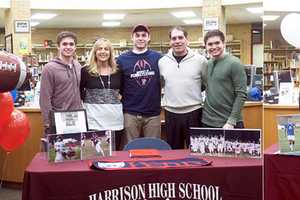 Two Harrison High School Students Sign On To Play Division I College Sports