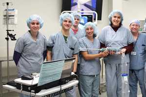 Harrison High Technology Students Witness Robotics At White Plains Hospital