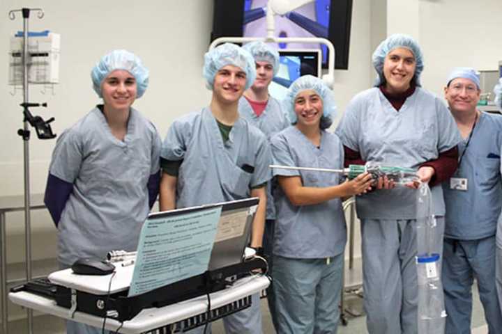 Harrison High Technology Students Witness Robotics At White Plains Hospital