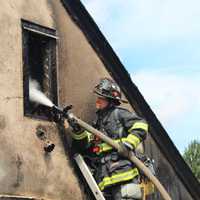 <p>Hasbrouck Heights firefighters needed barely 20 minutes to douse the Columbus Avenue blaze.</p>