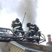 <p>The fire had spread from the second floor to the attic on Fair Street in Hackensack.</p>