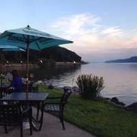 <p>Location. Location. Location. Half Moon&#x27;s spot in Dobbs Ferry on the Hudson River makes patrons feel at one with nature.</p>