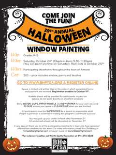 Byram Hills PTSA Plans Halloween Window Painting In Armonk