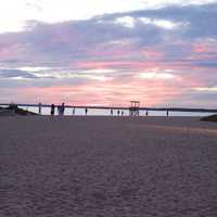 <p>Sunset over Long Island Sound is a sight worth seeing from Hammonasset Beach State Park.</p>