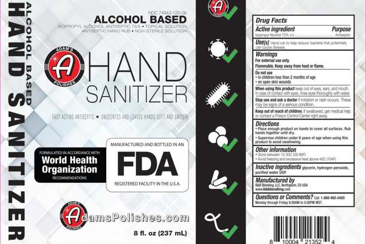 Nationwide Recall Issued For Hand Sanitizer Brand Due To Potential Contamination