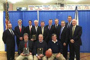 Stepinac Inducts 1976-'77 Varsity Basketball Team Into Hall Of Fame