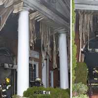 Schoolhouse Blaze: Long Island's Harmony Heights Catches Fire