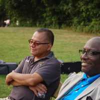 <p>Onlookers at the Hastings High School 2016 graduation.</p>