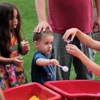 <p>Crafts and other fun activities were available to children at the Hillsdale Summer Concert Series.</p>