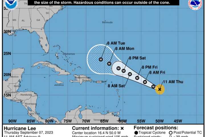 'Exceptionally Dangerous Weather Event': Lee Becomes Powerful Hurricane, May Hit Cat 5 In Days