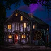 <p>The outside of the &quot;Hocus Pocus&quot; cottage</p>