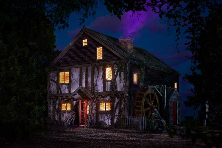 The outside of the &quot;Hocus Pocus&quot; cottage