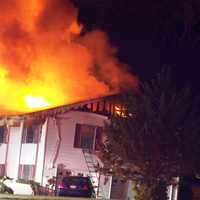 <p>The fire injured two residents.</p>