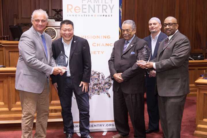 Hwang, Gomes Honored For Support Of ReEntry For Former Inmates