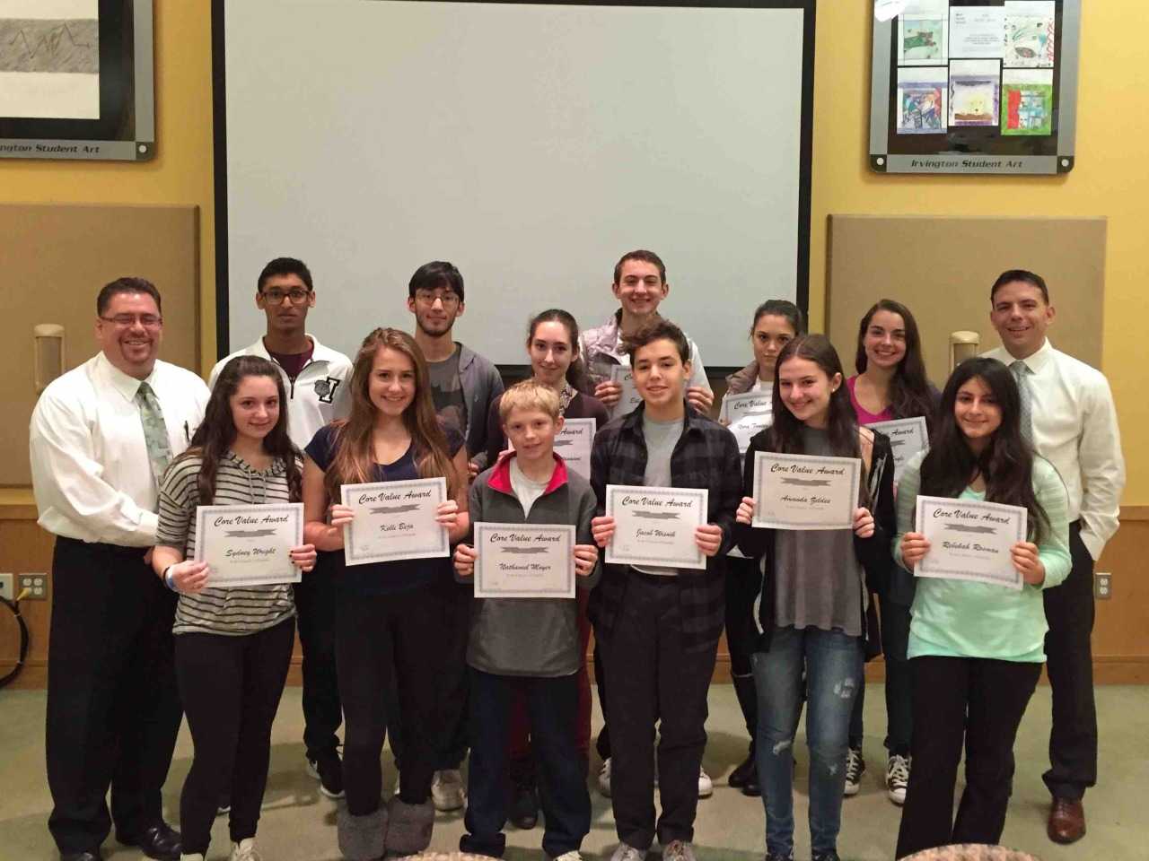 Irvington High School Students Receive Awards For Empathy | Rivertowns ...