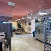 <p>The inside of Our Time Kitchen</p>