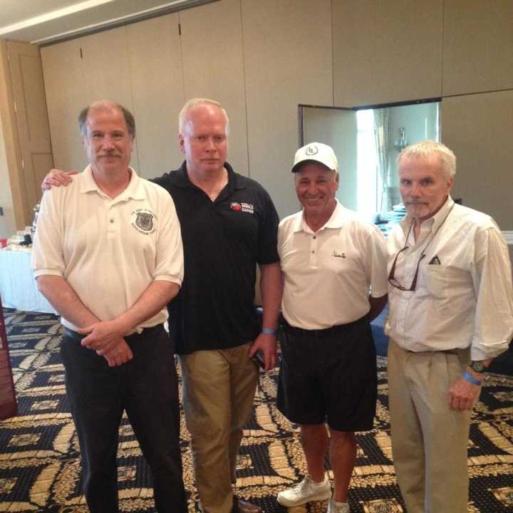  From left to right: Detective Ken Cody, Writer David Paul, retired detective Pete Rubeo and author Kevin F. McMurray. Paul and McMurray collaborated on &quot;Unearthing a Serial Killer,&quot;