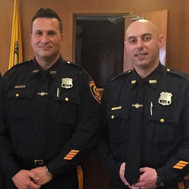 New Hackensack Officers Peter Bongiovanni, Stanislav Tovbin