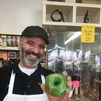 VOTE: Can You Guess How Many Green Bagels This Hackensack  Shop Will Sell?