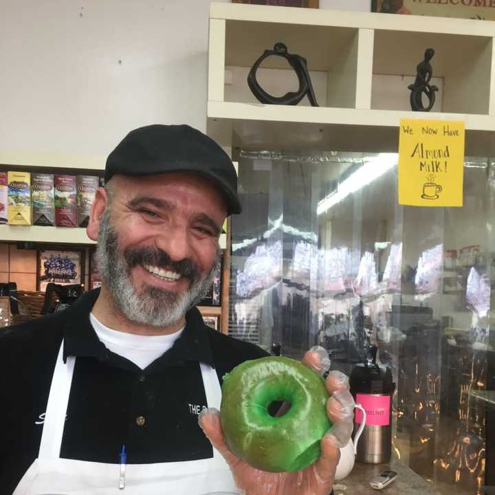 Sam Ayyad is already getting St. Patrick&#x27;s Day orders ready at the Bagel Shoppe in Hackensack.