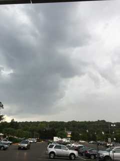 Several Days Of Clouds And Rain Settle Over New Canaan