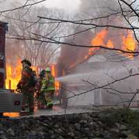 <p>It was a busy afternoon for firefighters who rushed to battle a brush fire and a separate house fire in Mahopac.</p>