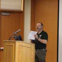 <p>Jeff Glans speaks about Hiking in Fairfield County at Ridgefield Library.</p>