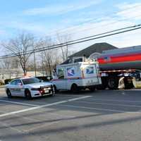 Car, Tractor-Trailer Crash Causes Fuel Leak, Snarls Route 6 Traffic