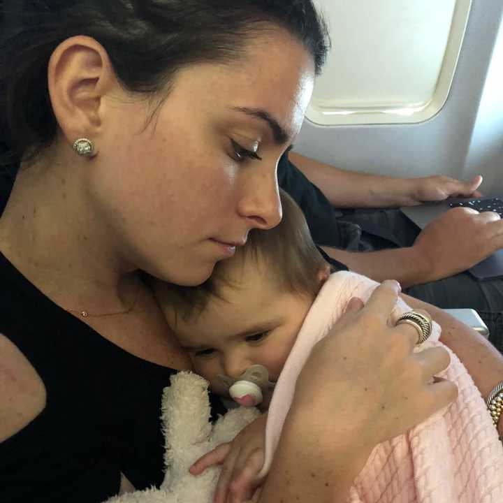 Julie Albanese and baby Ella, 9 months old in September.