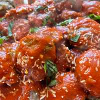 <p>Homemade meatballs from Mel&#x27;s Butcher Box.</p>