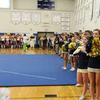 <p>Nobody took a knee while the Pelham High School band played the National Anthem.</p>