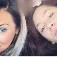 <p>Kate Fruscella of Waldwick, N.J., left, is fighting for friend Michelle Rodriguez of Congers, who is recovering following a Route 17 accident that killed her boyfriend.</p>