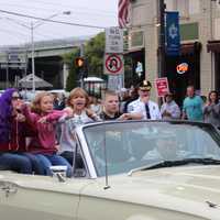 <p>Grace VanderWaal, second from the right, cruised down Lafayette Avenue alongside three friends in a parade celebrating her victory on &quot;America&#x27;s Got Talent.&quot;</p>