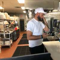 <p>Mike Tolos in Jersey Gyros.</p>