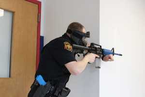 Police Practice Shooting Response At Lewisboro Elementary School