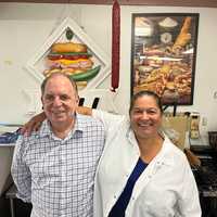 <p>Maxie&#x27;s Deli started as a joint operation between Steve Robbins (left) and Joyce Ann Silva in 1993.</p>