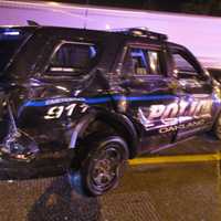 Tractor-Trailer Hits Police Car, Injures Officer On Notorious Stretch Of Route 287