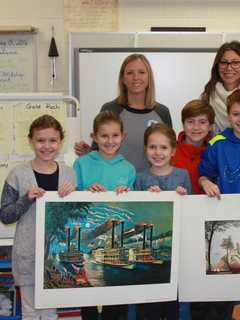 Holmes School In Darien Teaches History Through Portraits Of America