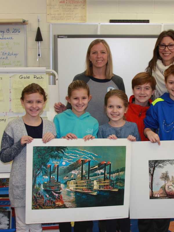 Holmes School In Darien Teaches History Through Portraits Of America