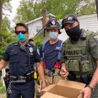 <p>Some of the &#x27;crew&#x27; who rescued the babies.</p>