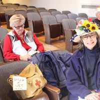 <p>Annie Fasanella decorated her hat and brought her father&#x27;s bag from his days as an Army captain and doctor in World War II for the Veterans Day service at Westport Town Hall.</p>