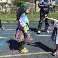 <p>Saddle Brook High School hosts the first annual &quot;Color-A-Thon Fun Run.&quot;</p>