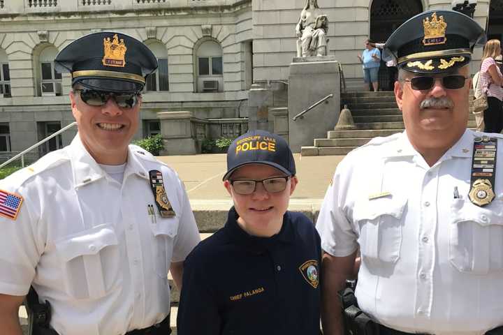 Woodcliff Lake Boy With Down Syndrome Becomes Police ‘Chief For A Day’