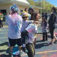 <p>Saddle Brook High School hosts the first annual &quot;Color-A-Thon Fun Run.&quot;</p>