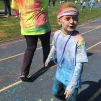 <p>Saddle Brook High School hosts the first annual &quot;Color-A-Thon Fun Run.&quot;</p>