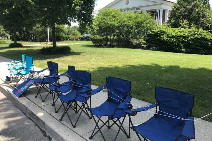 Ridgewood 4th Of July Parade Fans Lay Early Claim To Prime Viewing Spots