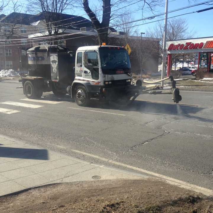 Danbury begins repairing potholes.